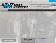 Tablet Screenshot of mattkenseth.com